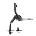 InLine® Workstation-Tischhalterung mit Lifter, beweglich, bis 81cm (32) / 9kg