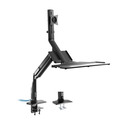 InLine® Workstation-Tischhalterung mit Lifter, beweglich, bis 81cm / - 23174A