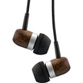 InLine® woodin-ear, In-Ear Headset mit Kabelmikrofon und Walnuß - 55357