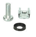 Kfigmuttern-Set 50 x M6, komplett -- 