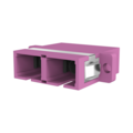 Kupplung SC Duplex OM4 erikaviolett --