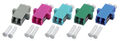 KupplungLC Duplex OM5,Keramikhlse, lime green,(SCsimplex)