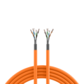 LAN Cat.7 1000 AWG 23 S/FTP 4P  -- CPR Dca, orange