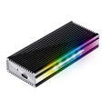 LC-Power LC-M2-C-MULTI-RGB M.2-SSD-Gehäuse (NVMe & SATA), USB 3.2 RGB - 00077D