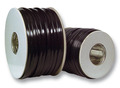 Modular-Flachkabel 4-adrig schwarz, internat. Norm, Ring 100 m
