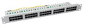 Patch Panel 50 x RJ45 8/4 1HE ISDN -- RAL7035, Cat. 3