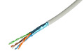 Patchkabel Cat5e F/UTP 300MHz 4x2xAWG26 -- FRNC-B, grau