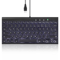 Perixx PERIBOARD-429 DE, kabelgebunden, USB Mini Tastatur mit - 57150N