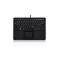 Perixx PERIBOARD-510 H PLUS FR, Mini USB-Tastatur, Touchpad, Hub, - 57173F