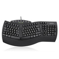 Perixx PERIBOARD-512 DE, Ergonomische USB-Tastatur, schwarz - 57205D
