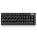 Perixx PERIBOARD-517 DE, Wasser- und staubdichte USB-Tastatur, IP65, - 57205J