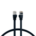 RJ45 Flachpatchkabel Cat.6A U/FTP PVC -- schwarz 1m - K5545SW.1