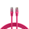 RJ45 Patchkabel Cat.5e U/UTP PVC -- CCA magenta 0,5m