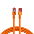 RJ45 Patchkabel Cat.6 S/FTP LSZH -- orange 0,25m - K5516.0,25