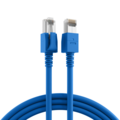 RJ45 Patchkabel Cat.6A S/FTP FRNC -- VC LED blau 2m - DCK1001BL.2