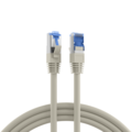 RJ45 Patchkabel Cat.6A S/FTP TPE -- Cat.7 Rohkabel superflex grau 25m