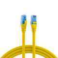 RJ45 Patchkabel Cat.6A U/UTP LSZH -- Premium 500MHz gelb 1m
