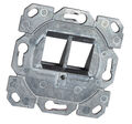 Tragring 2-fach, fr Keystones, RJ45, designfhig TAE