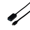 USB 3.2 Gen2 10Gbit -- Verlängerungskabel,,Typ-C Stecker - Typ- - EBUSBC-USBA10GE.5
