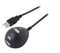 USB Desktop Verlängerungskabel,1,5m, sw -- A-Stecker/A-Buchse - EB438V2