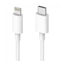 USB2.0 Anschlusskabel Typ C - Lightning -- weiß 1m - ICOC-APP-8BUC10T