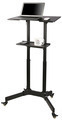 Universal Trolley für Notebook / -- Projektor 103-125cm, schwarz - ICA-TB-TPM-1BK