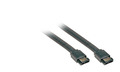 eSATA Anschlusskabel, 2x eSATA  -- St.-St., 1,0m, schwarz
