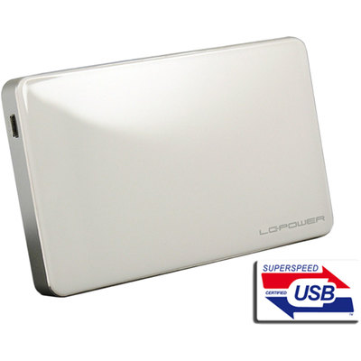 LC-Power HDD Gehäuse / externe HDD 6,35cm (2,5) weiß 2,5 Zoll LC-Power HDD Gehäuse / externe HDD weiß 2,5 Zoll