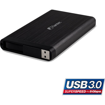 Fantec HDD Gehäuse / externe HDD 6,35cm (2,5) schwarz 2,5 Zoll Fantec HDD Gehäuse / externe HDD schwarz 2,5 Zoll
