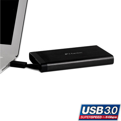 Fantec HDD Gehäuse / externe HDD 6,35cm (2,5) schwarz 2,5 Zoll Fantec HDD Gehäuse / externe HDD schwarz 2,5 Zoll