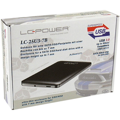 LC-Power HDD Gehäuse / externe HDD 6,35cm (2,5) schwarz 2,5 Zoll LC-Power HDD Gehäuse / externe HDD schwarz 2,5 Zoll
