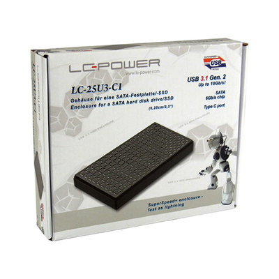 LC-Power HDD Gehäuse / externe HDD 6,35cm (2,5) schwarz 2,5 Zoll LC-Power HDD Gehäuse / externe HDD schwarz 2,5 Zoll