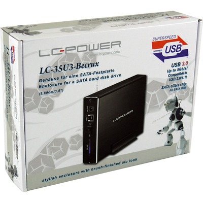 LC-Power HDD Gehäuse / externe HDD 8,89cm (3,5) schwarz 3,5 Zoll LC-Power HDD Gehäuse / externe HDD schwarz 3,5 Zoll