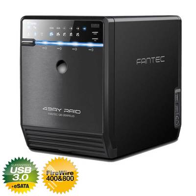 Fantec HDD Gehäuse / externe HDD Mehrfach-Gehäuse schwarz 3,5 Zoll Fantec HDD Gehäuse / externe HDD schwarz 3,5 Zoll