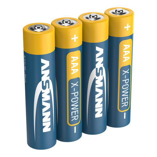 ANSMANN 5015653 X-Power Alkaline-Batterie, Micro (AAA), 4er Pack