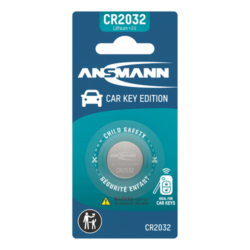 ANSMANN 1516-0264 CR2032 Autoschlüssel Car key Lithium Knopfzelle 1er Blister