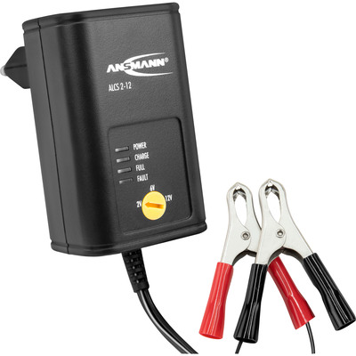 4013674021727 - ANSMANN ALCS 2-12 04 - Batterieladegerät - 400 mA - 2 Ausgabeanschlussstellen (Krokodilklemme) - Schwarz 4013674021727 - ANSMANN ALCS 2-12 04 - Batterieladegerät - 400 mA - 2 Ausgabeanschlussstellen (Krokodilklemme) - Schwarz
