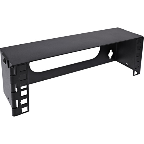 4043718347018 - 10 Mini Rack zur Wandmontage 2HE 76cm Tiefe schwarz