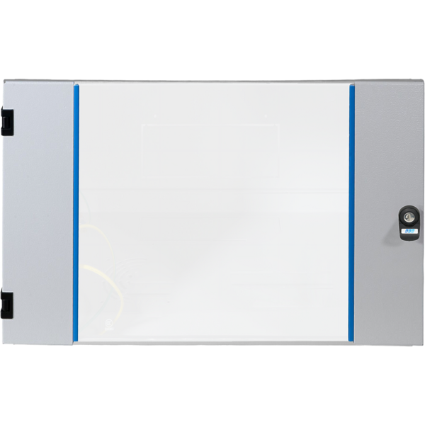 4049759212377 - Fronttür für Wandverteiler 18HE Glas -- RAL7035