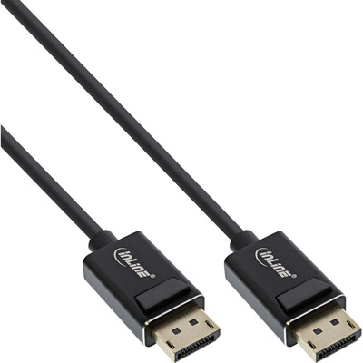 4043718301577 - DisplayPort 20 Kabel 8K4K UHBR schwarz vergoldete Kontakte 2m 4043718301577 - DisplayPort 20 Kabel 8K4K UHBR schwarz vergoldete Kontakte 2m
