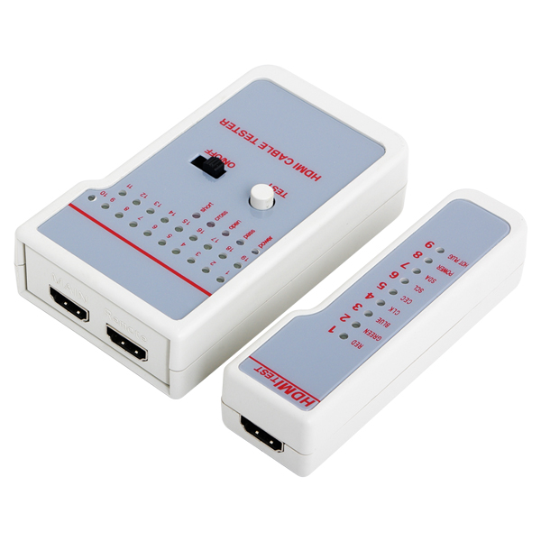 LogiLink Kabeltester RJ11 RJ12 RJ45 mit Remote Einheit