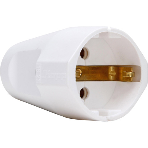 Kopp Kunststoff-Schutzkontakt-Schalenkupplung, für 3x1,5mm², arktisweiß