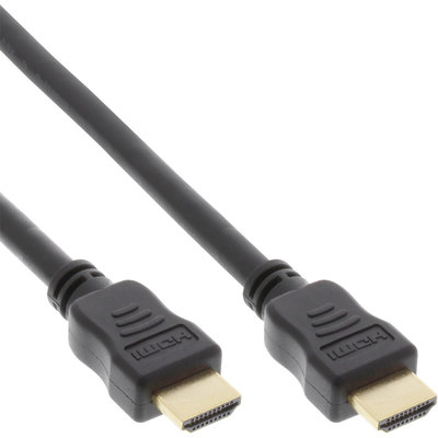 InLine HDMI HDMI - High Speed mit Ethernet Premium Kabel schwarz 2 Meter InLine HDMI Kabel schwarz 2 Meter