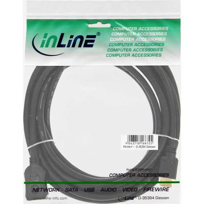 InLine HDMI HDMI Verlängerung Kabel schwarz 1 Meter InLine HDMI Kabel schwarz 1 Meter