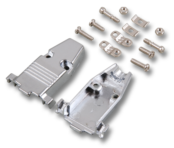 4049759038588 - Vollmetallhaube E-GP25G -- mit Zugentlastung