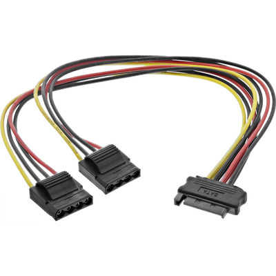4043718132744 - SATA Strom-Y-Kabel SATA Buchse an 2x 1334cm (525) Stecker 03m 4043718132744 - SATA Strom-Y-Kabel SATA Buchse an 2x 1334cm (525) Stecker 03m