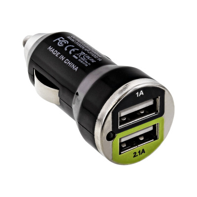 InLine USB KFZ Ladegerät Stromadapter, 12/24VDC zu 5V DC/2.1A, Mini