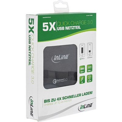 InLine USB Stromadapter schwarz InLine USB Stromadapter schwarz