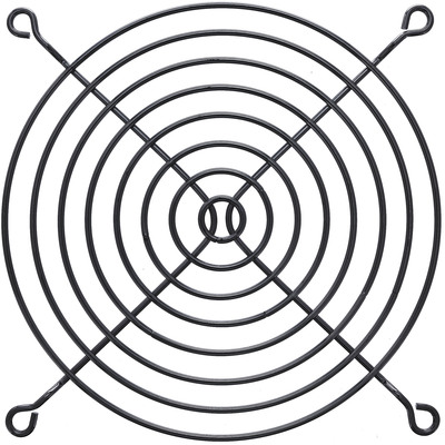 4043718187072 - Lüftergitter Metall schwarz 120x120mm 4043718187072 - Lüftergitter Metall schwarz 120x120mm