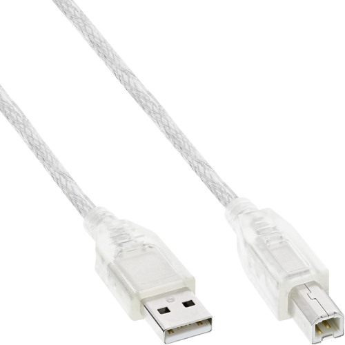 4043718075089 - USB 20 Kabel A an B transparent 10m